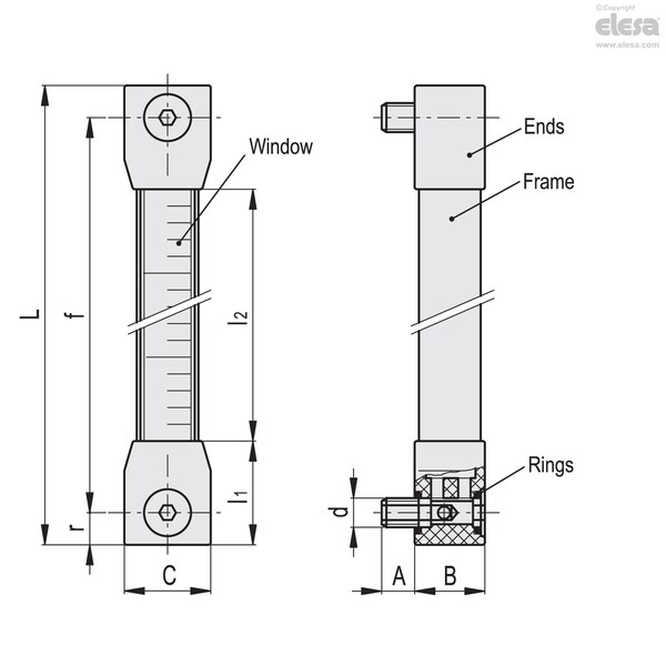 Oil Level Indicators, HCL-300-M12